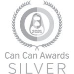 2021 Can Can Awards silver mdeal