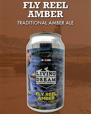 Fly Reel Amber Ale in can