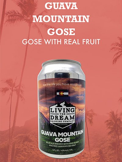 Guava Mountain Gose in can